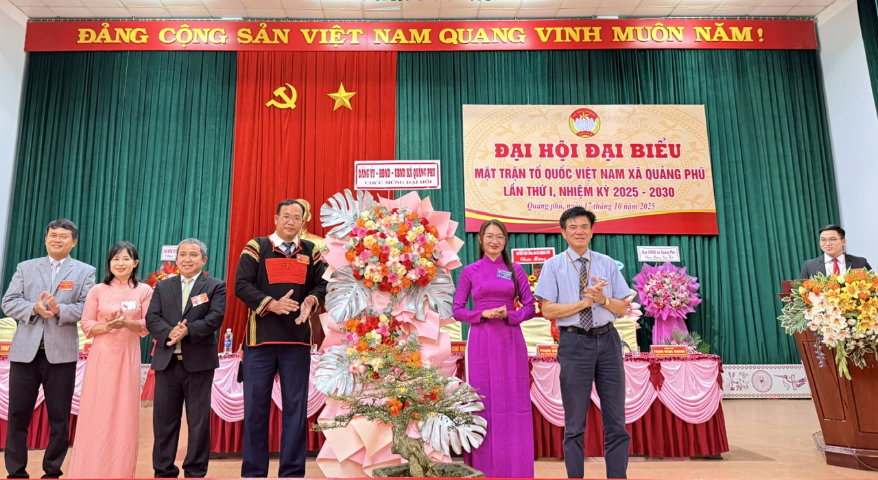 Đại hội đại biểu Mặt trận Tổ quốc Việt Nam xã Quảng Phú  lần thứ I (nhiệm kỳ 2025-2030)